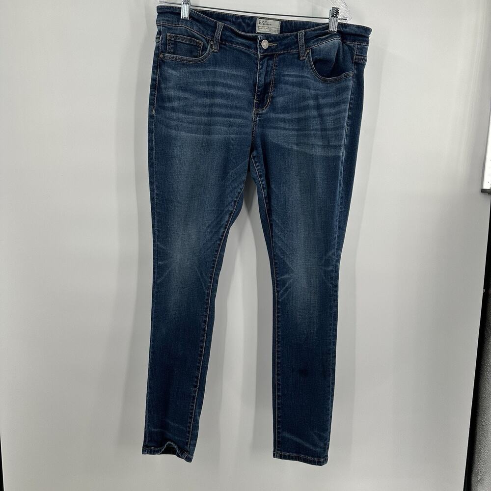 Buckle BKE Jeans‎ Womens 33 Blue Skinny Payton Midrse Stretch Thick Stitch